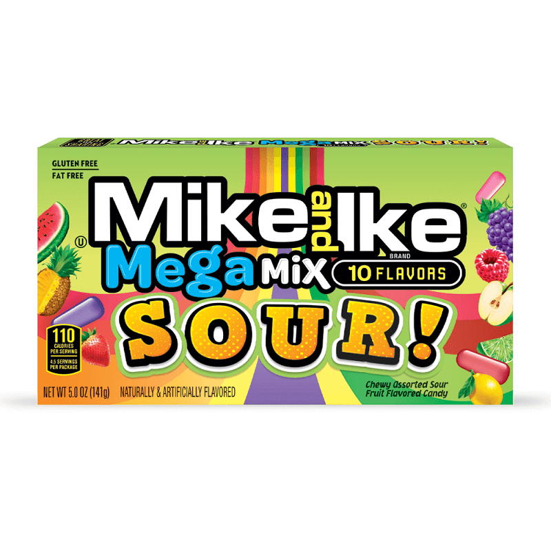 Mike and Ike Mega Mix Sour 120g