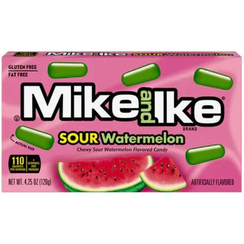 Mike and Ike Sour Watermelon Theatre Box 120g