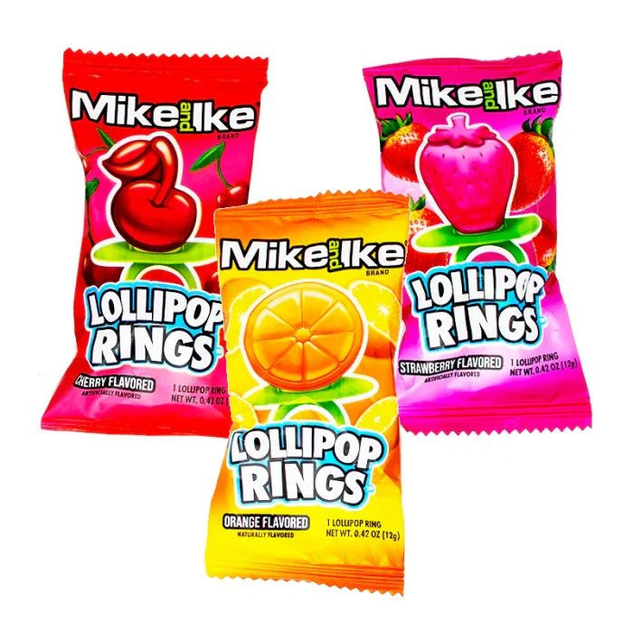 Mike and Ike Lollipop Rings 11g (Sold Individually)