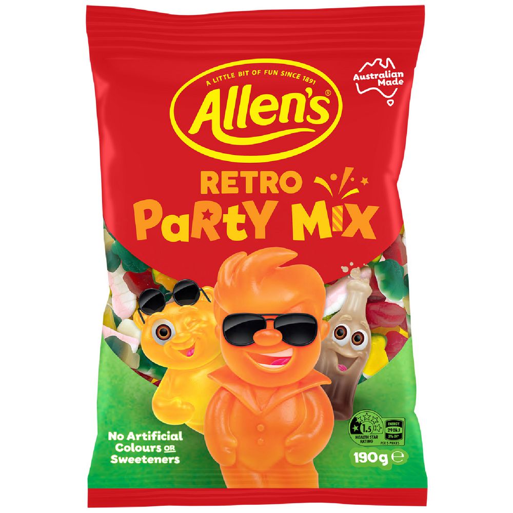 Allens Retro Party Mix 190g