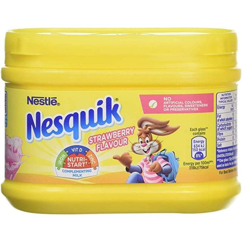Nesquik Strawberry Milkshake Mix 300g