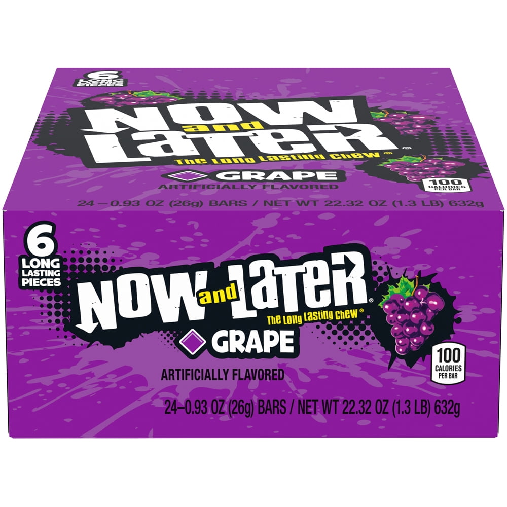 Now and Later Grape 26g (Sold Individually)
