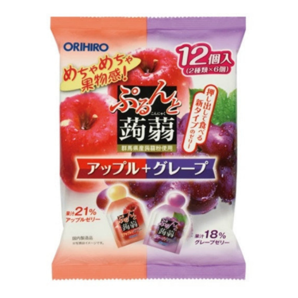 Orihiro Purunto Jelly Apple Grape 240g