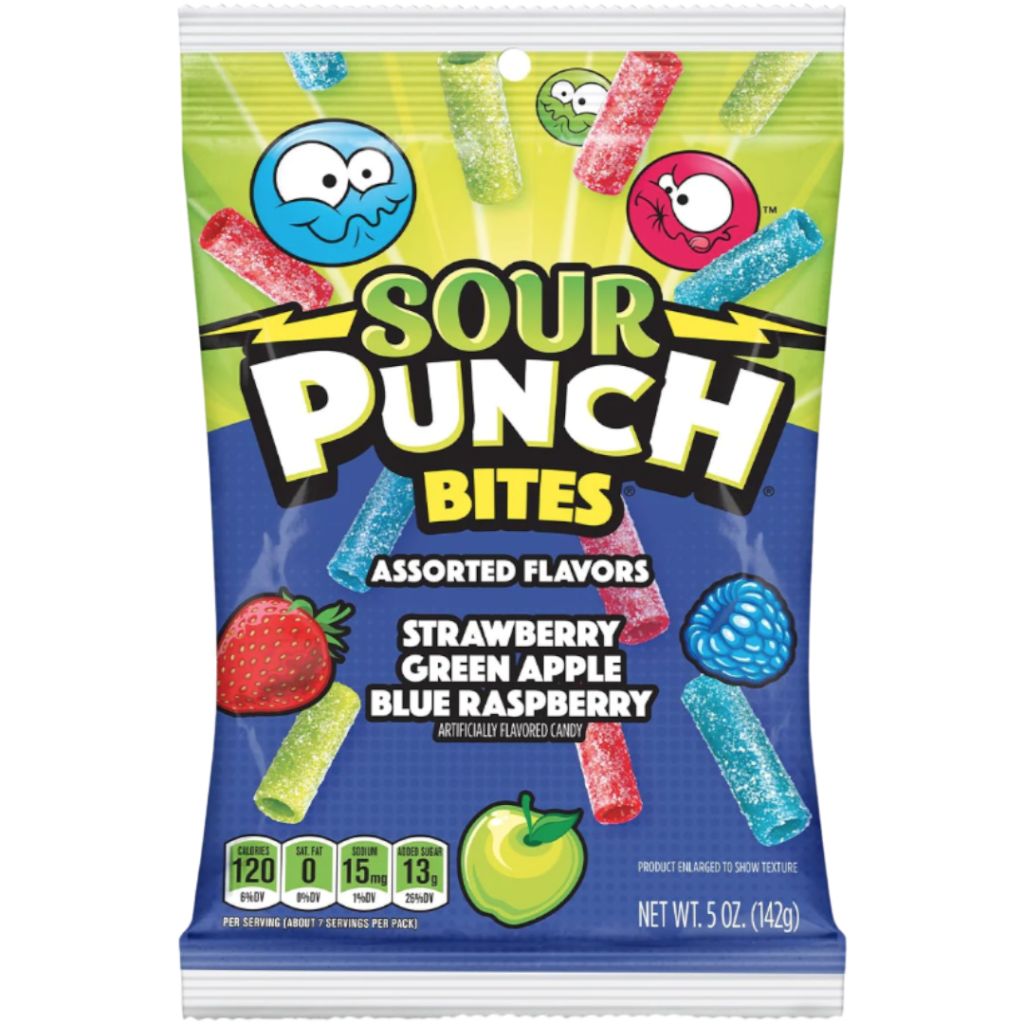 Sour Punch Bites Assorted 142g