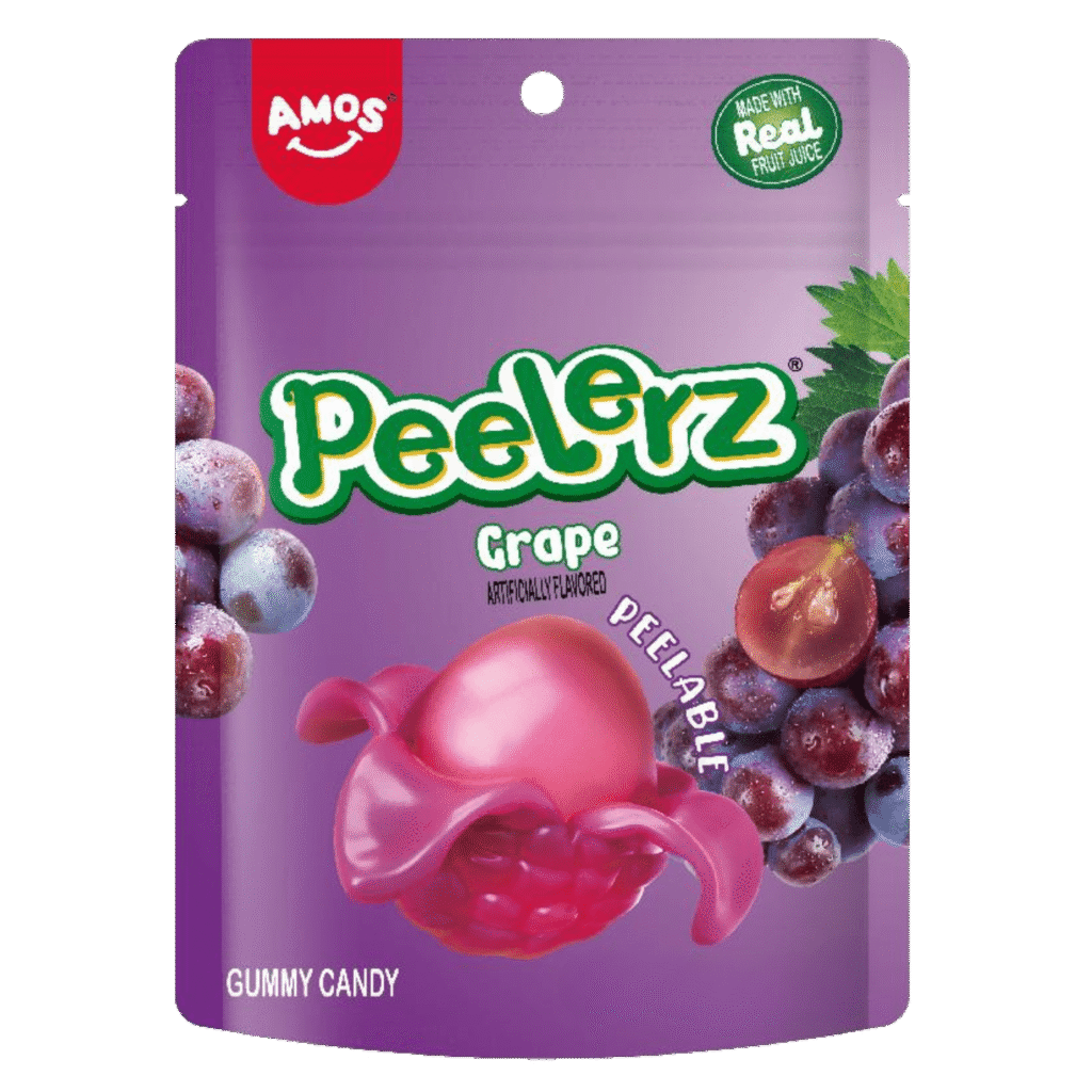 Amos Peelerz Gummy Grape 150g