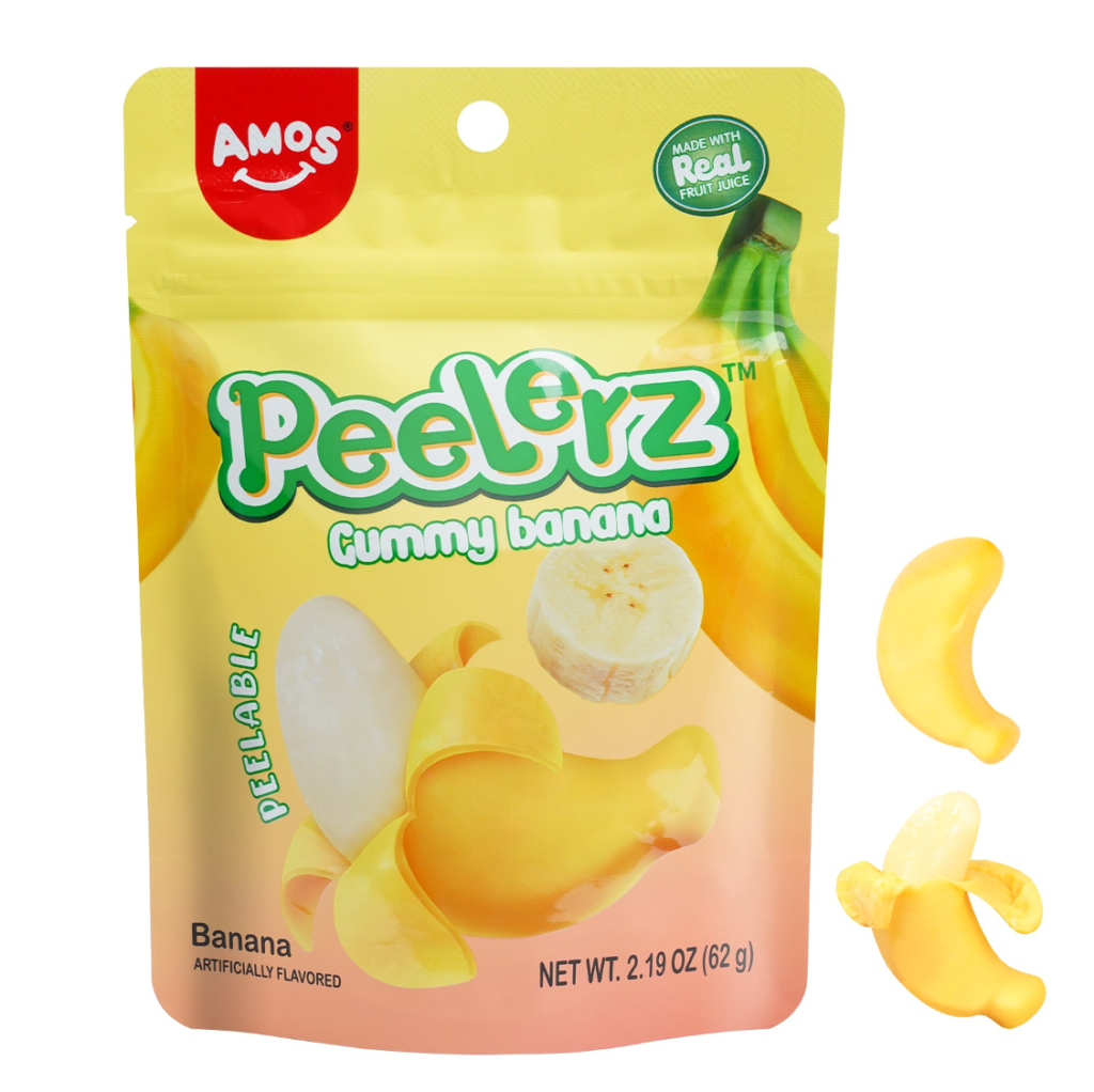Amos Peelerz Gummy Banana 150g