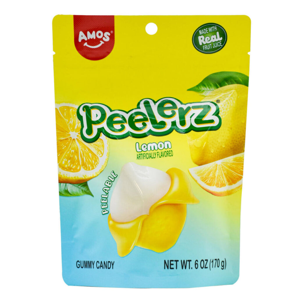 Amos Peelerz Gummy Lemon 150g