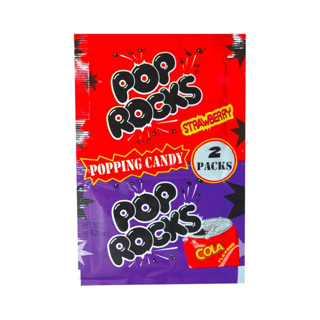Pop Rocks Popping Candy Strawberry Cola