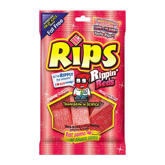 Rips Rippin Red Licorice Bites 113g