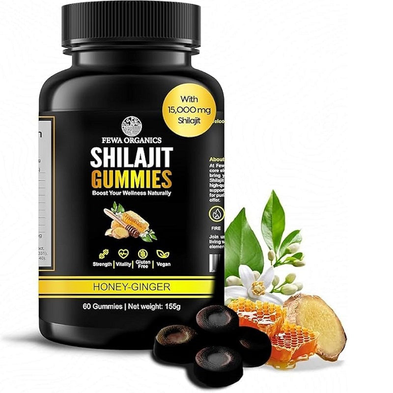 Shilajit Gummies Honey Ginger 155g