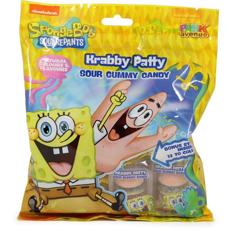 Sponge Bob Krabby Patties Sour Gummy 72g