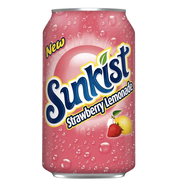 Sunkist Strawberry Lemonade 355mL