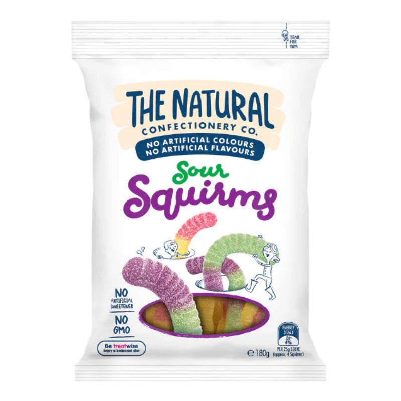 The Natural Sour Squirms 180g
