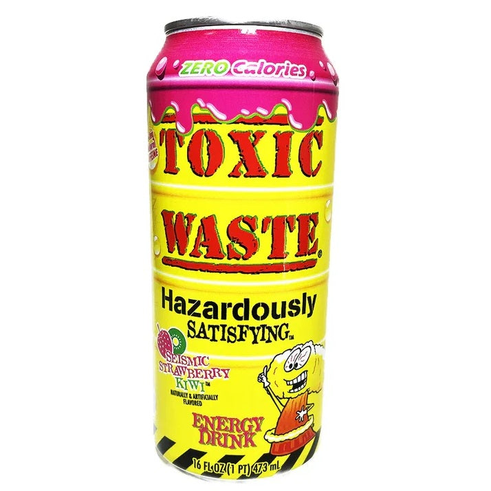 Toxic Waste Energy Drink Strawberry Kiwi 473mL