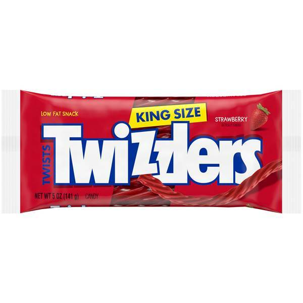 Twizzlers Strawberry King Size Twists 141g