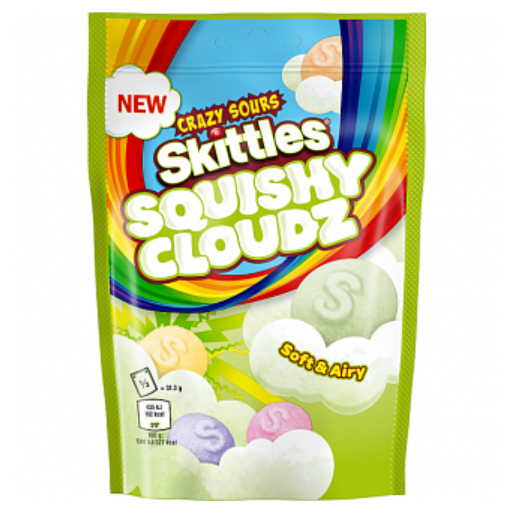 Skittles Sour Squishy Cloudz 94g