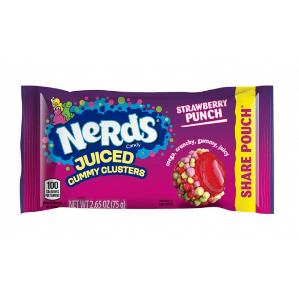 Nerds Juicy Cluster Pouch 75g