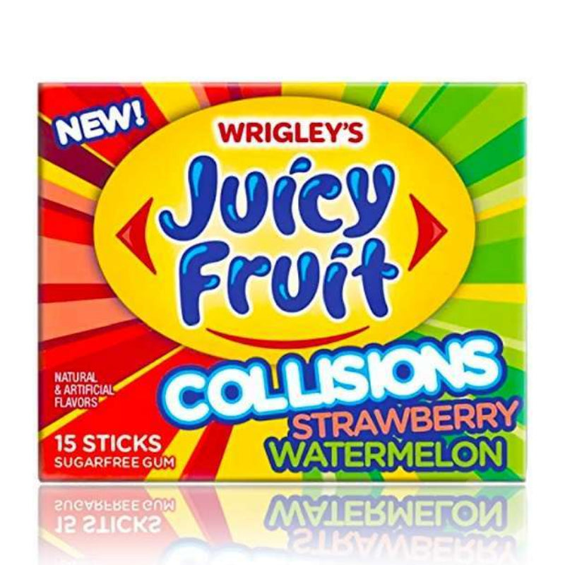 Wrigleys Juicy Fruit Strawberry Watermelon 15s