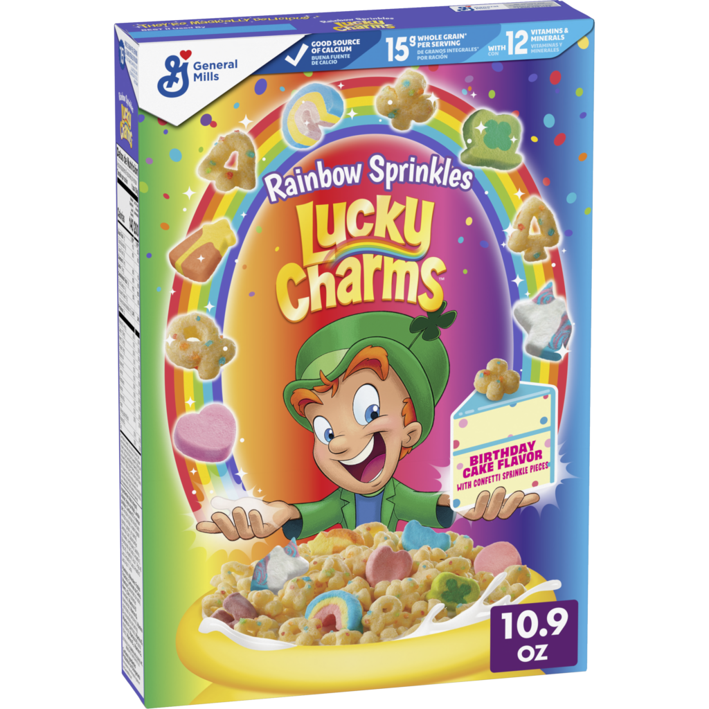 Lucky Charms Cereal Rainbow Sprinkles 309g