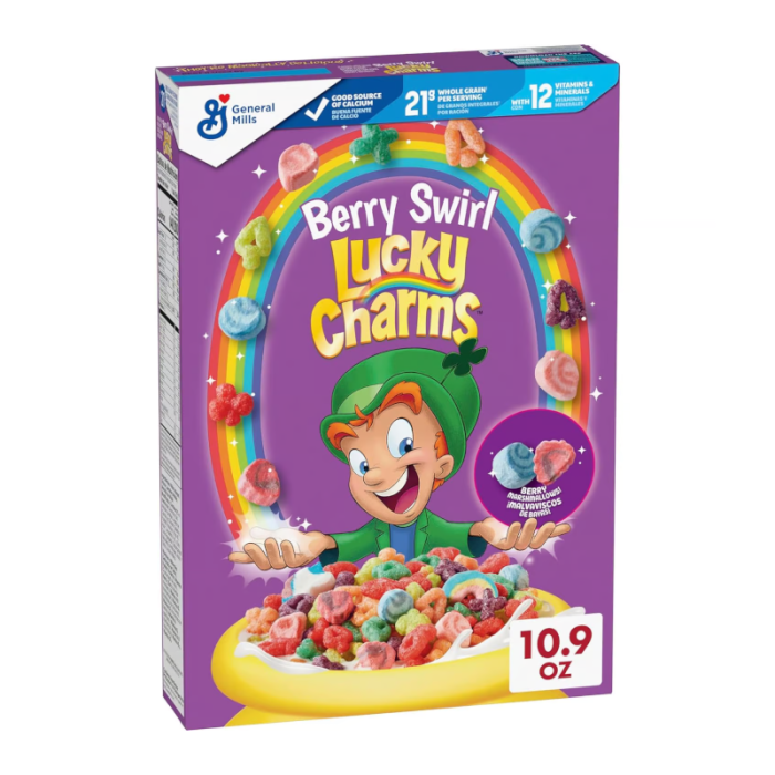 Lucky Charms Berry Swirl Cereal 309g