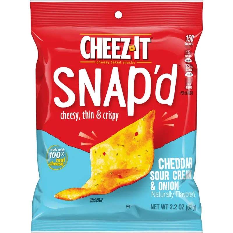 Cheez It Snapd Cheddar Sour Cream & Onion 62g