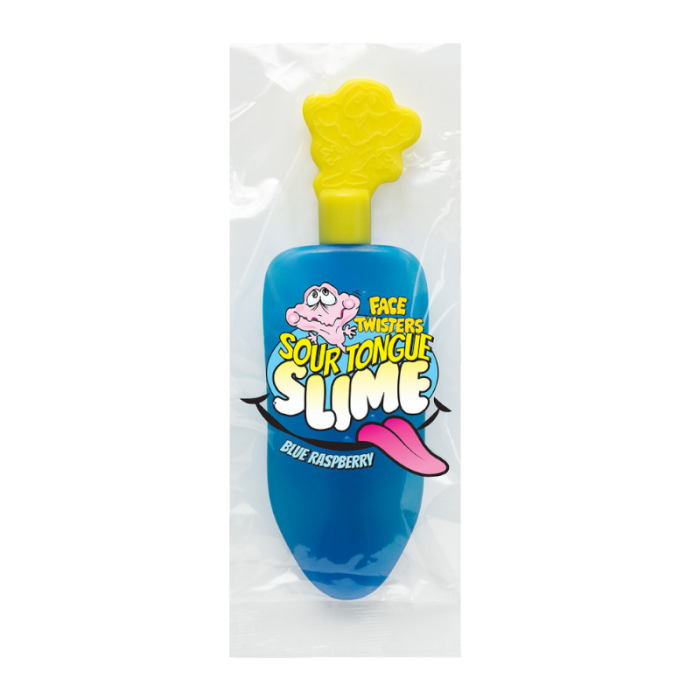 Face Twisters Sour Tongue Slime Blue Raspberry 40g