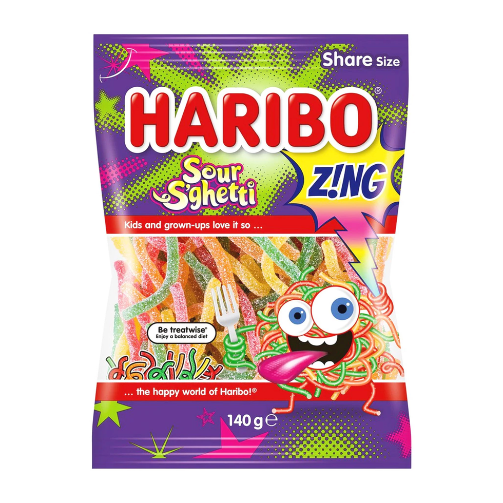 Haribo Sour Sghetti Z!ng 142g