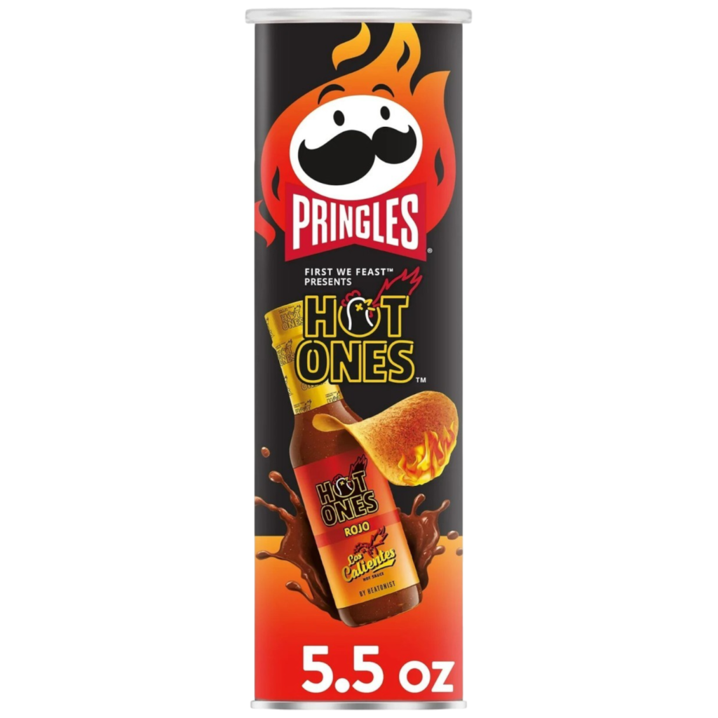Pringles Hot Ones Rojo 158g