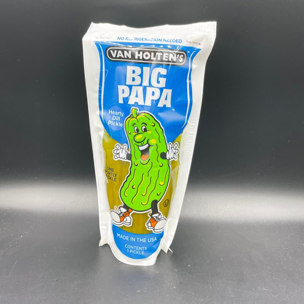 Van Holten’s Pickle In A Pouch – BIG PAPA – Hearty Dill Pickle Flavour – 1 Giant Pickle! (USA) LIMITED STOCK