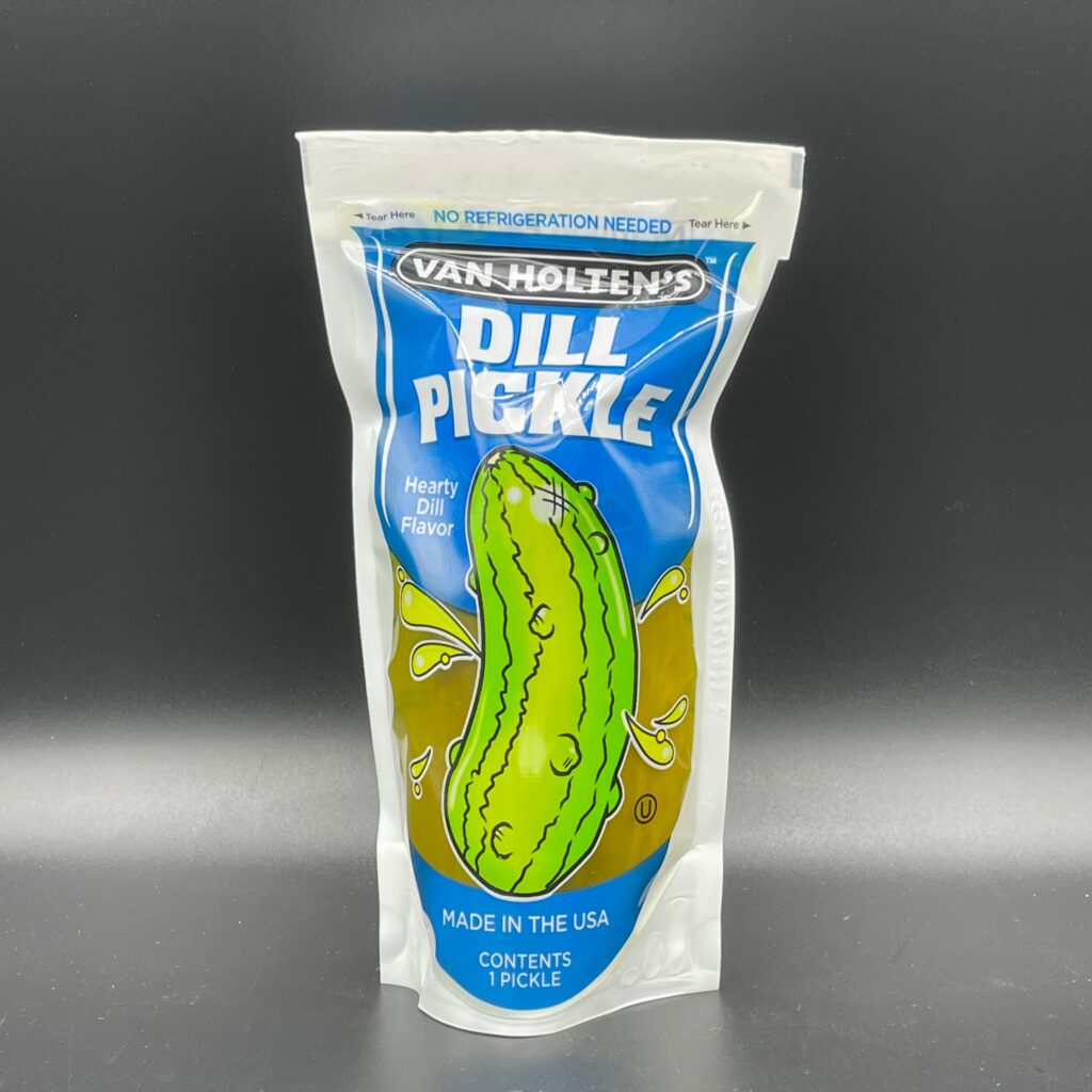 Van Holten’s Pickle In A Pouch – Hearty Dill Pickle Flavour – 1 Big Pickle! (USA) LIMITED STOCK