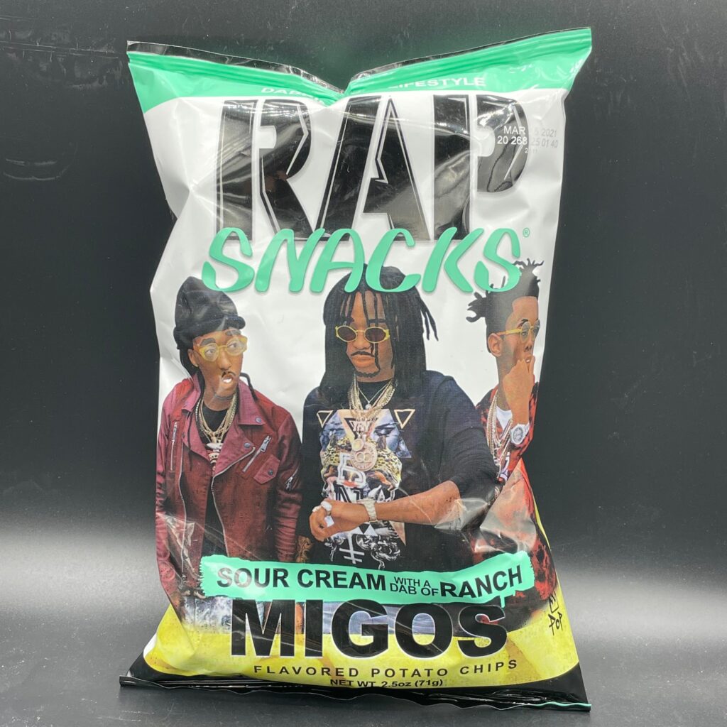 Rap Snacks – Migos Sour Cream With a Dab of Ranch, 71g (USA)