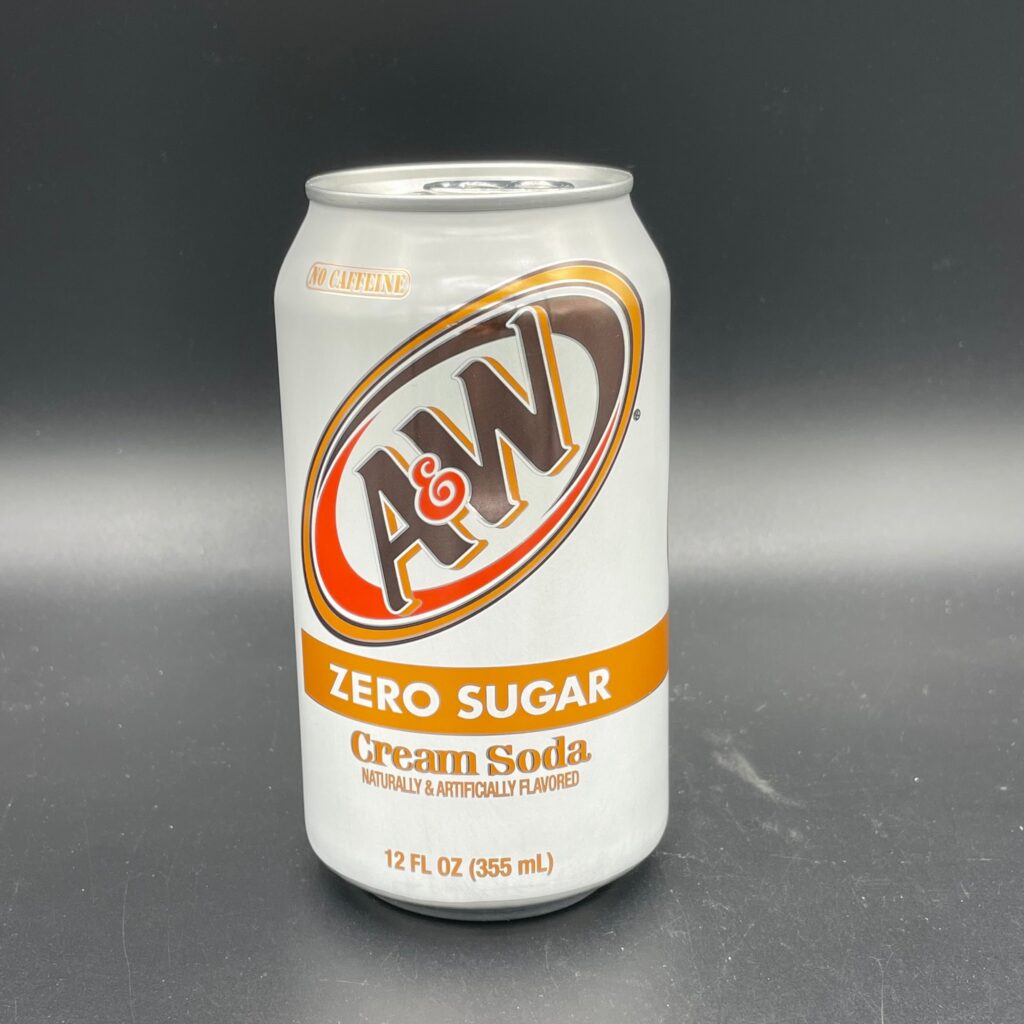 A&W Diet – ZERO SUGAR Cream Soda, 355ml (USA)