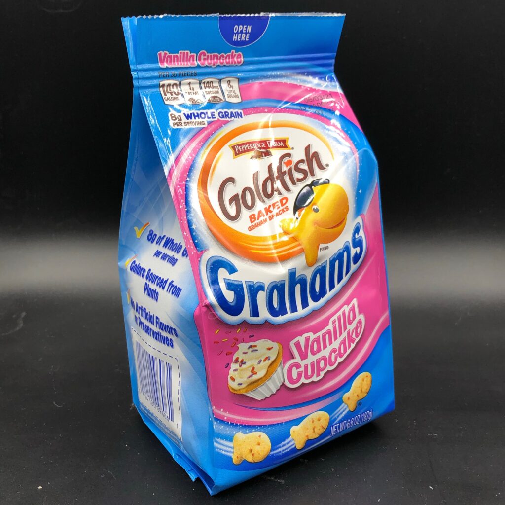 Pepperidge Farm Goldfish Baked Graham Snacks – Grahams Vanilla Cupcake 187g (USA)