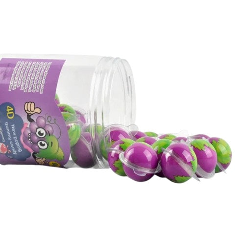 Big Bang Jam Filled Gummy Grape (Sold Individually)