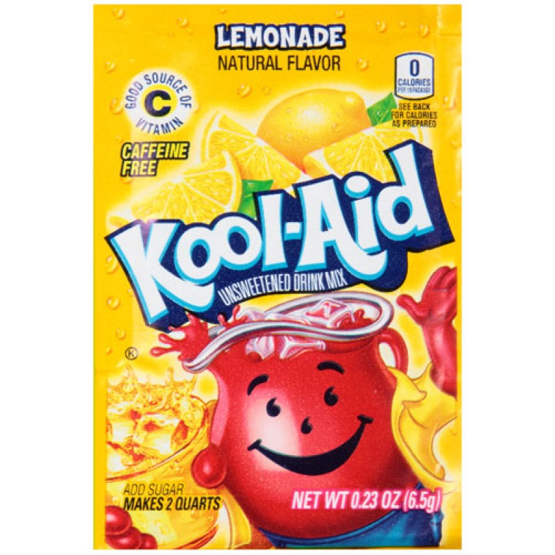 Koolaid Lemonade Natural Drink Mix 6.5g
