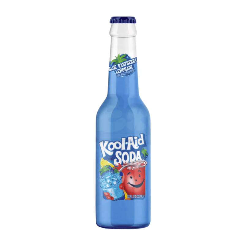Koolaid Blue Raspberry Lemonade Soda Bottle 355ml