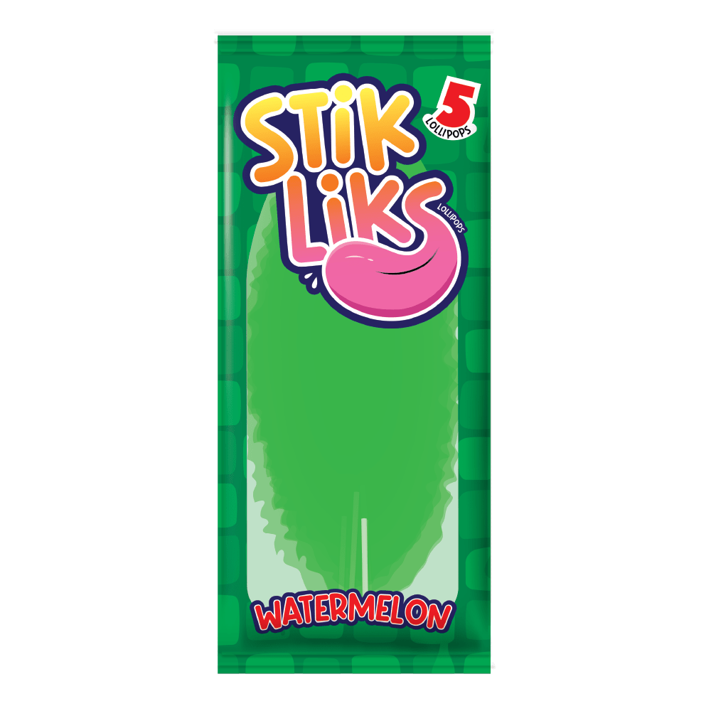 Stik Liks Lollipops Watermelon 50g