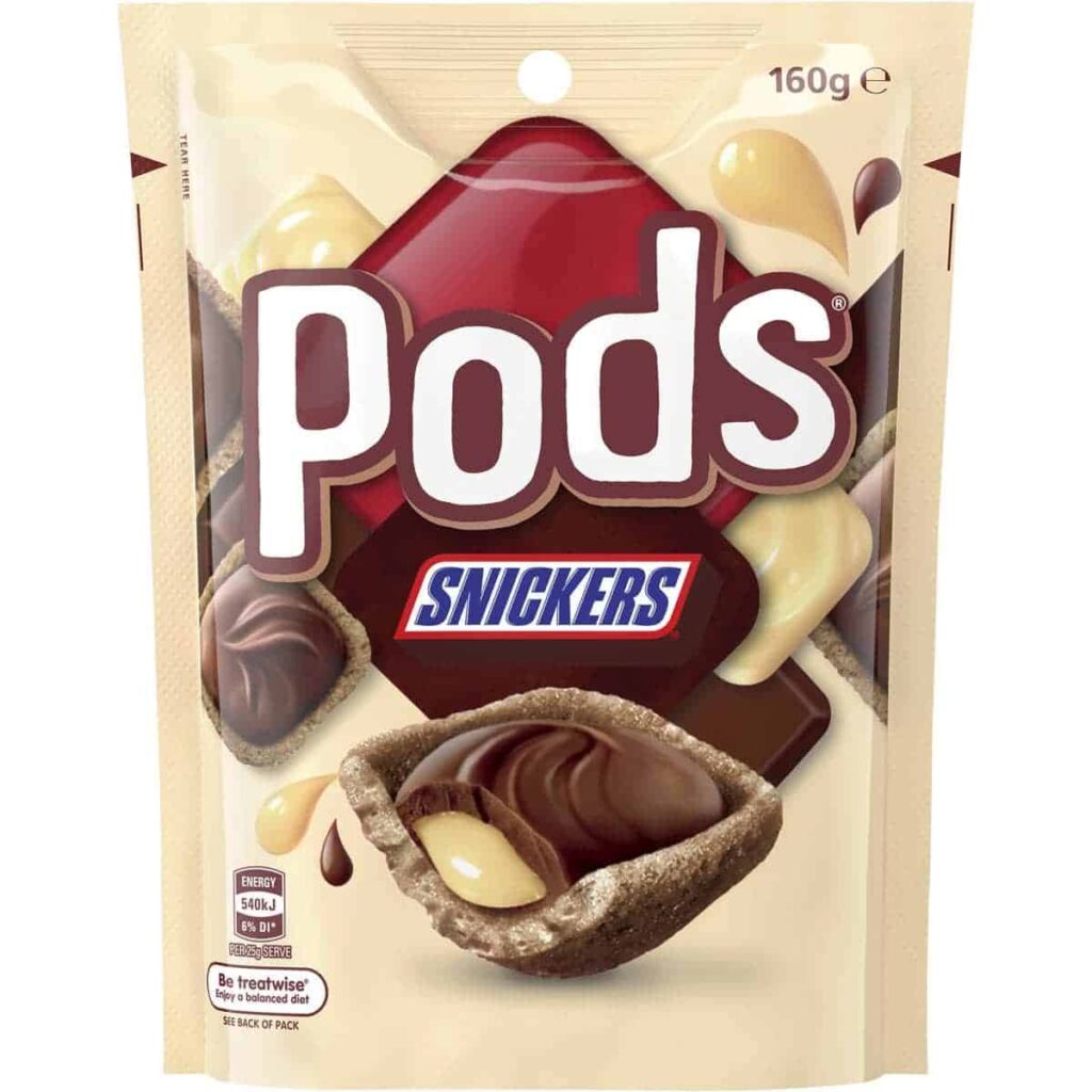 Pods Snickers 160g