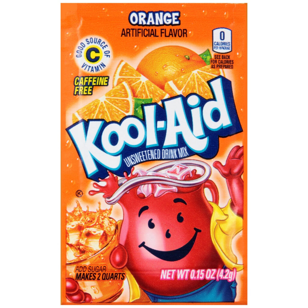 Koolaid Orange Drink Mix 3.9g