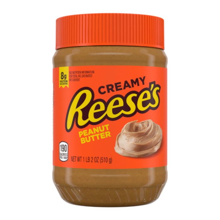 Reeses Creamy Peanut Butter Jar 510g