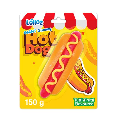 Lolloz Giant Gummy Hot Dog 150g