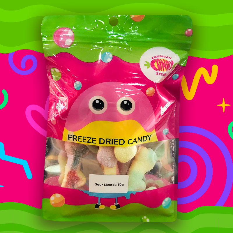 Freeze Dried Sour Lizard 50g