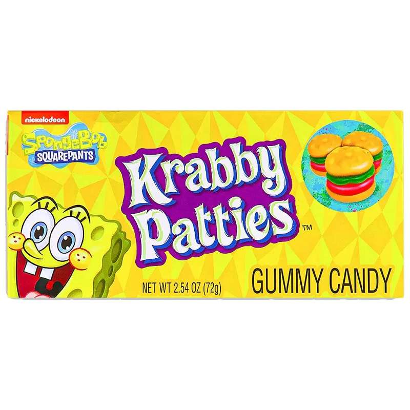 SpongeBob Krabby Patties Candy Box 72g
