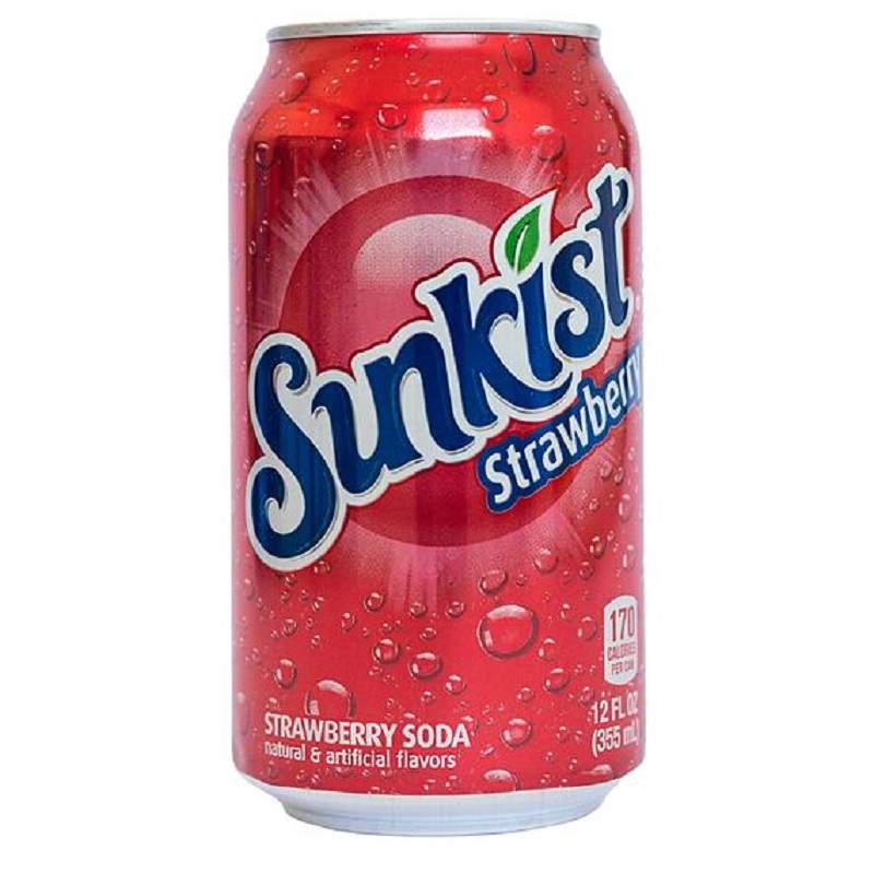 Sunkist Strawberry  355mL
