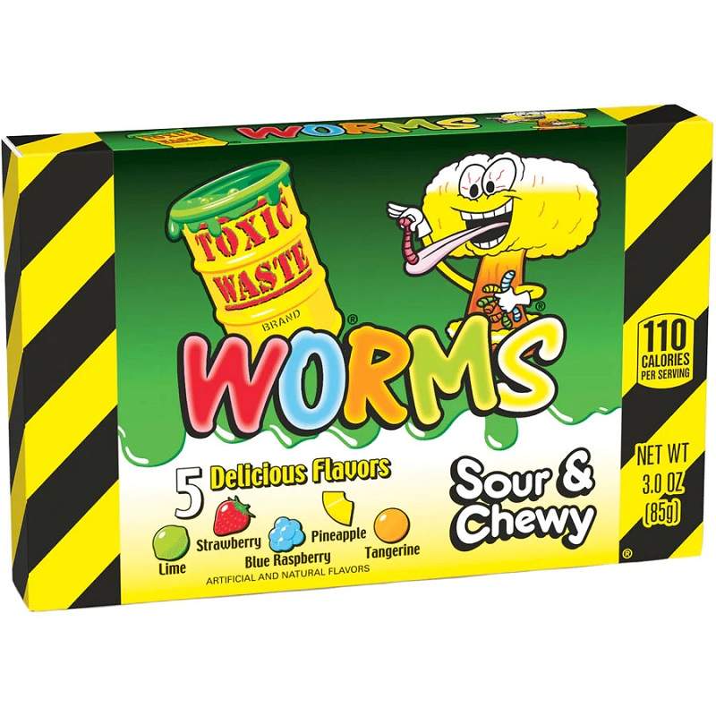 Toxic Waste Worms Theatre Box 85g